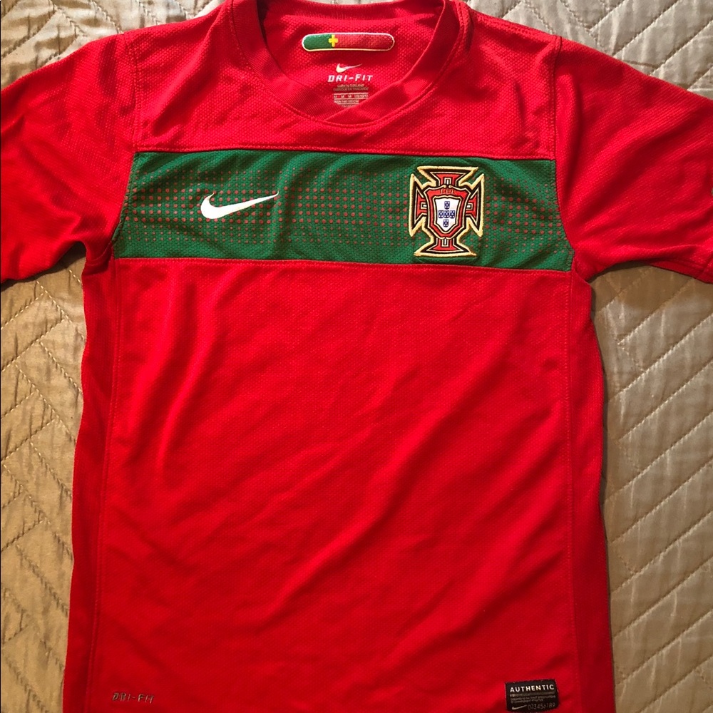 Portugal soccer jersey dry fit Nike